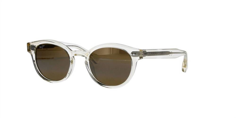 NEW MAUI JIM unisex joy ride round sunglasses in bronze